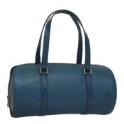 Louis Vuitton Vintage Pre-owned Laeder handvskor Blue, Dam