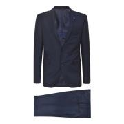 Tagliatore Herrkläder Overall 387 Navy Ss24 Blue, Herr