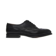 Church's Svarta platta skor Elegant stil Black, Herr