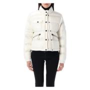 Moncler Stilig Bomberjacka White, Dam