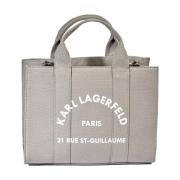 Karl Lagerfeld RSG Square Medium Tote Gray, Dam