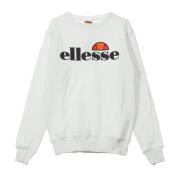 Ellesse Vit Crewneck Sweatshirt för Kvinnor White, Dam