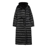 Max Mara Vändbar quiltad kappa Novem Black, Dam