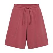 MOS MOSH Mjuka och bekväma sweatshorts med djupa fickor Pink, Dam