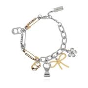 Marc Jacobs Armband med berlocker Gray, Dam