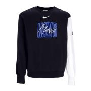 Nike NBA Courtside Crewneck Sweatshirt Svart Black, Herr