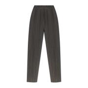 Samsøe Samsøe Pleated Trousers Uma Gray, Dam