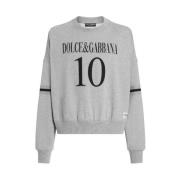 Dolce & Gabbana Grå Tröjor för Män Gray, Herr