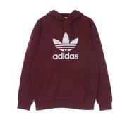 Adidas Klassisk Trefoil Hoodie Victory Crimson/Vit Brown, Herr