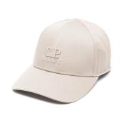 C.P. Company Vintage Baseball Cap i Khaki Beige, Herr