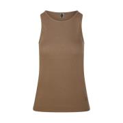 By Malene Birger Ljusbrun Amani T-shirt Brown, Dam