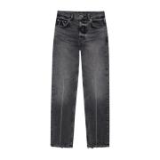 Anine Bing Grå Kate Jean Denim Jeans Gray, Dam