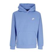 Nike Fleece Hoodie med Dragsko Blue, Herr