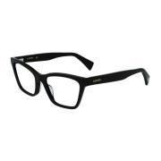 Lanvin Snygg Svart Acetatram Glasögon Black, Dam