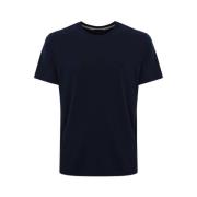 Fay Broderad Bröst T-shirt Blue, Herr