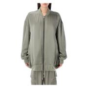 Rick Owens Peter Flight Bomber Jacka Green, Dam