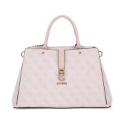 Guess Lyxiga Satchel Handväskor Pink, Dam