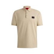 Hugo Boss Klassisk Bomullspolo Beige Beige, Herr