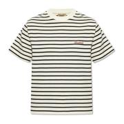 Woolrich T-shirt med randigt mönster White, Dam