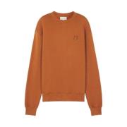 Maison Kitsuné E24 Sweat Kits Brown, Herr