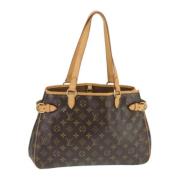 Louis Vuitton Vintage Pre-owned Canvas louis-vuitton-vskor Brown, Dam