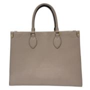 Louis Vuitton Vintage Pre-owned Canvas handvskor Gray, Dam