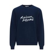 Maison Kitsuné Sportiga Joggingbyxor Blue, Herr