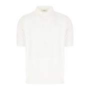 Lardini Klassisk Polo Tröja för Män White, Herr