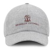 Brunello Cucinelli Grå Ullhatt C1001 Gray, Herr