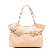 Love Moschino Beige Axelväska Chic Stil Beige, Dam