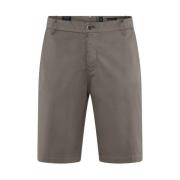 BomBoogie Bomull Bermuda Shorts med Mikrotryck Green, Herr