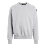 Parajumpers Silvergrå Crew Neck Sweatshirt Gray, Herr