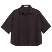 Vanessa Bruno Modern Svart Batwing Ärm Skjorta Black, Dam