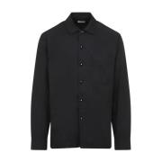 Dries Van Noten Stilig Cornish Skjorta för Män Black, Herr