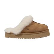 UGG Suede Leather Women's Sleeps Collection Beige, Dam