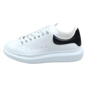 Alexander McQueen Oversized Ivory Black Sneaker White, Herr