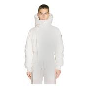 Moncler Parkas med Avtagbar Shearlingkrage Beige, Herr