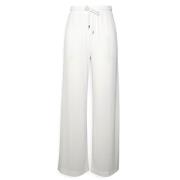 Max Mara Leather Trousers White, Dam