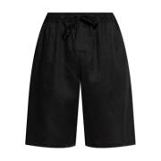 Dolce & Gabbana Linneshorts Black, Herr