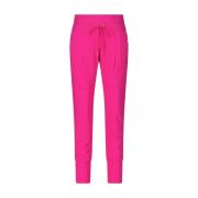 Raffaello Rossi Sportiga Jerseybyxor med Joggingstil Pink, Dam