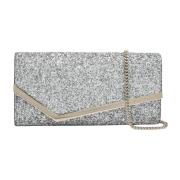 Jimmy Choo Hård Clutchväska Gray, Dam