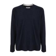 Maison Margiela Casual Rund Hals Pullover Tröja Blue, Dam