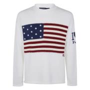 Polo Ralph Lauren Långärmad Pullover Tröja White, Herr