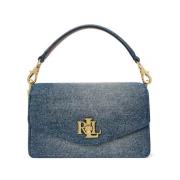 Ralph Lauren Tayler 19 Crossbody Small Blue, Dam