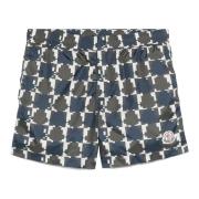 Moncler Stiliga Boxer Mare Badshorts Multicolor, Herr