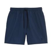 Lyle & Scott Badkläder Geo Motif Tryckt Simshorts Blue, Herr