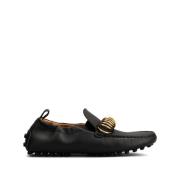 Tod's Svarta platta skor Black, Dam