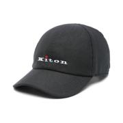 Kiton Svarta Snygga Hattar Black, Herr