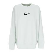 Nike Oversized Fleece Crewneck Gray, Dam