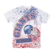 Mitchell & Ness NY Giants Logo Tee Burst Sublimated Multicolor, Herr